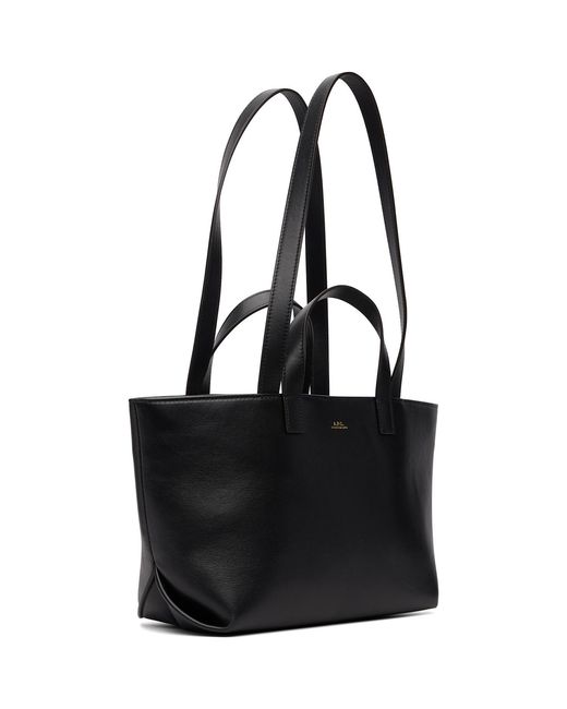 A.P.C. Black Drummer Small Tote