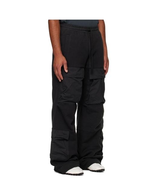 Entire studios Black Utility Sweatpants for men