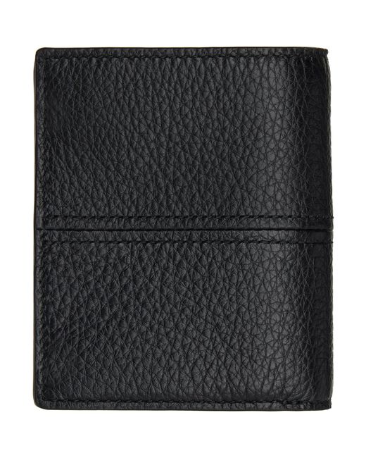 Maison Margiela Black Four Stitches Wallet for men