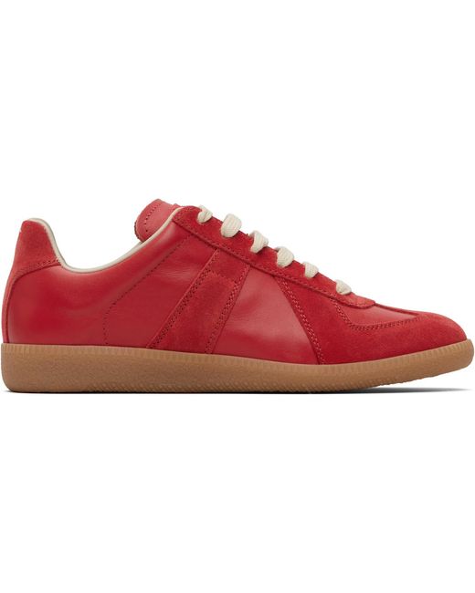 Maison Margiela Red Replica Sneakers