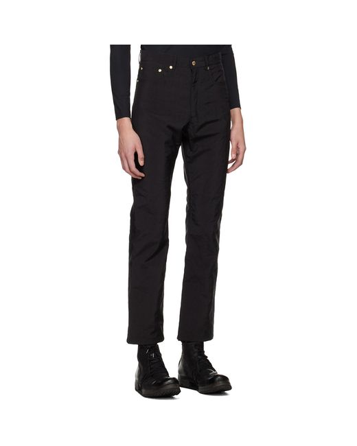 KANGHYUK Black Ssense Exclusive Airbag Trousers for men