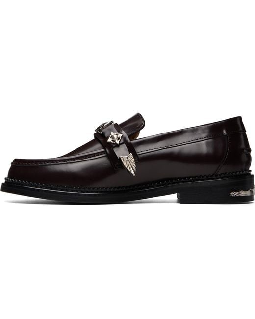 Toga Virilis Black Ssense Exclusive Polido Loafers for men
