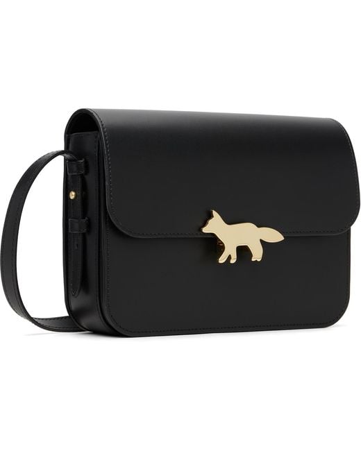 Maison Kitsuné Black Edie Bag