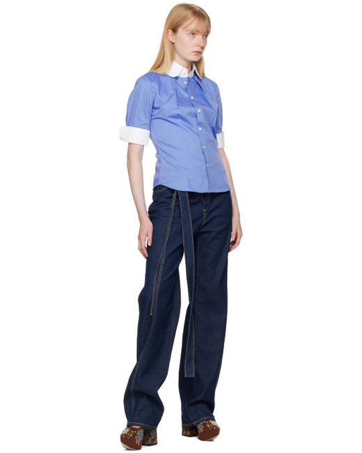 Vivienne Westwood Blue Toulouse Shirt