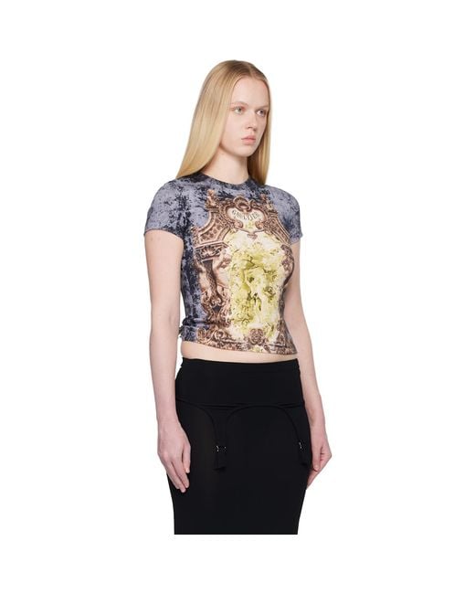 Jean Paul Gaultier Black 'The Médaillon' T-Shirt