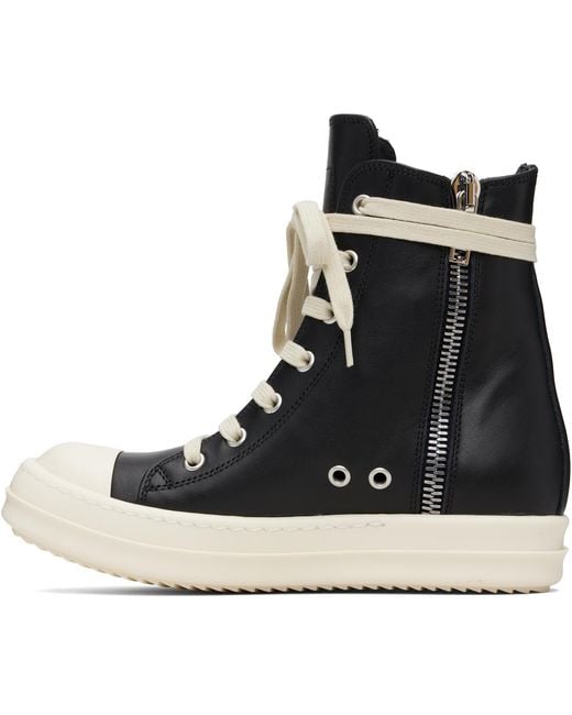 Rick Owens Black Concordians Sneakers