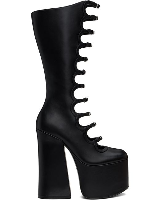 Marc Jacobs Black 'The Kiki Knee-High' Tall Boots