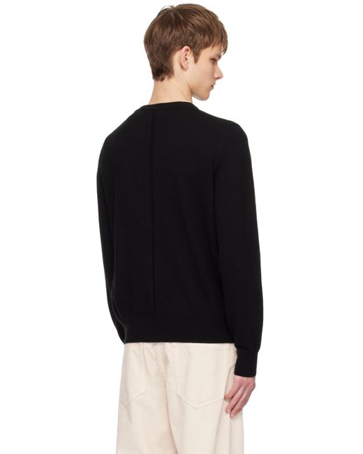 The Row Black Benji Sweater for men