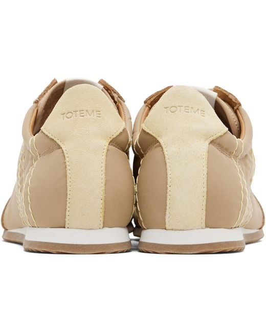 Totême Natural Taupe Flex Sneakers