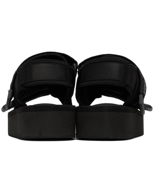 Suicoke Black Kisee-po Sandals for men