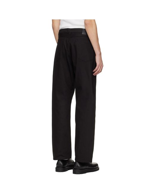 Studio Nicholson Black Marylebone Jeans for men