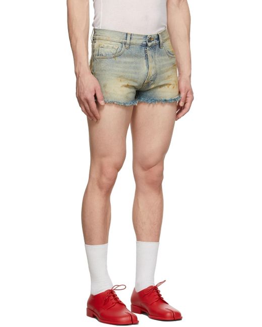 Maison Margiela Raw Edge Denim Shorts 