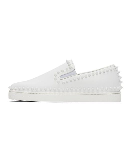 christian louboutin roller boat spikes