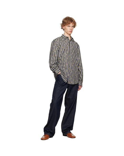 Dries Van Noten Blue Loose Fit Jeans for men