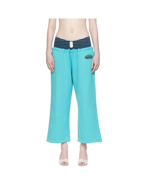 Ans Dostoevner Blue Docking Sweatpants
