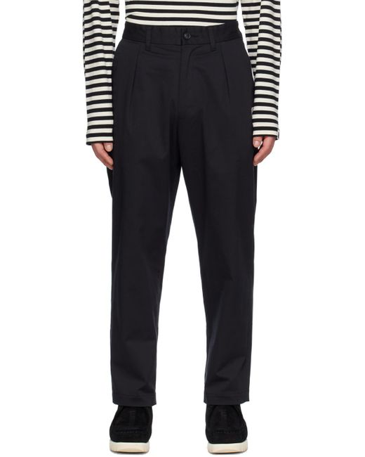 A Bathing Ape Black One Point Trousers for men