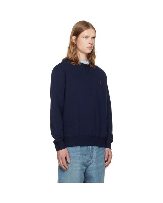 Polo Ralph Lauren Blue 'The Rl Fleece' Sweatshirt for men