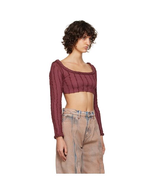 Helenamanzano Red Braided Blouse