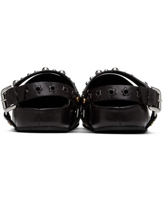 Stella McCartney Black Elyse Studded Clogs