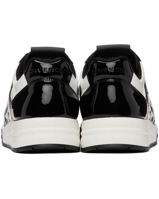 Givenchy White Luxe Leather G4 Sneakers. for men