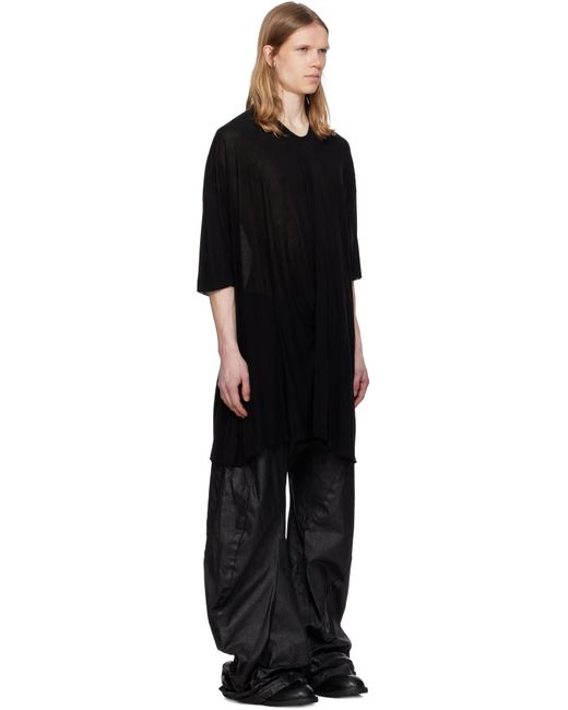 Julius Black Anima Drape T-Shirt for men