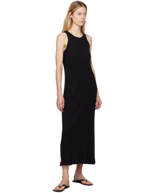 Robe longue yule noire The Row en coloris Black