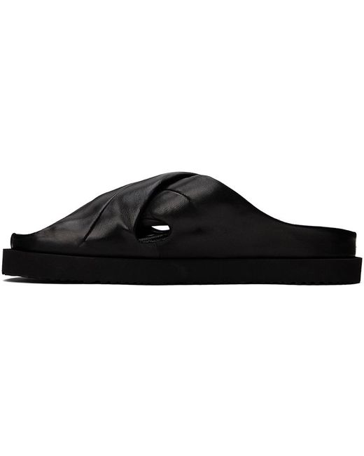 Officine Creative Black Chora 004 Sandals for men