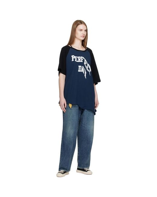 Undercover Blue Uc1E8805-2 'Perfect Day' T-Shirt