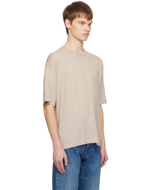 The Row Blue Taupe Dlomu T-Shirt for men