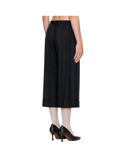 Vivienne Westwood Black Culottes Trousers