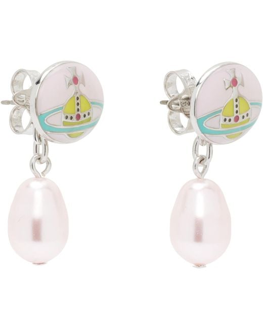 Vivienne Westwood Black Loelia Earrings