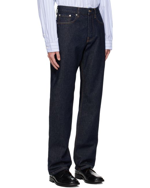 メンズ Dries Van Noten ネイビー ファイブポケット ジーンズ Blue