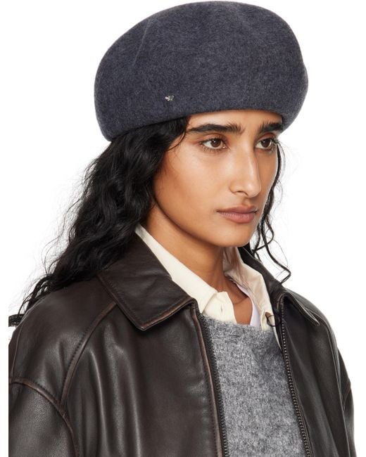 Weekend by Maxmara Black Pitti Beret