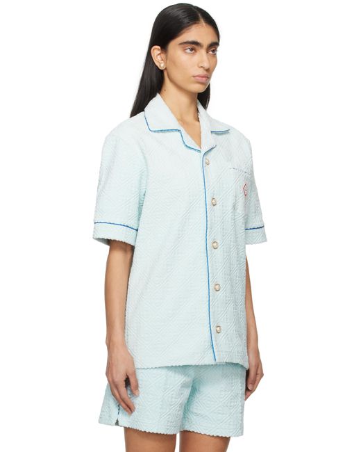 Casablanca White Monogram Towelling Shirt