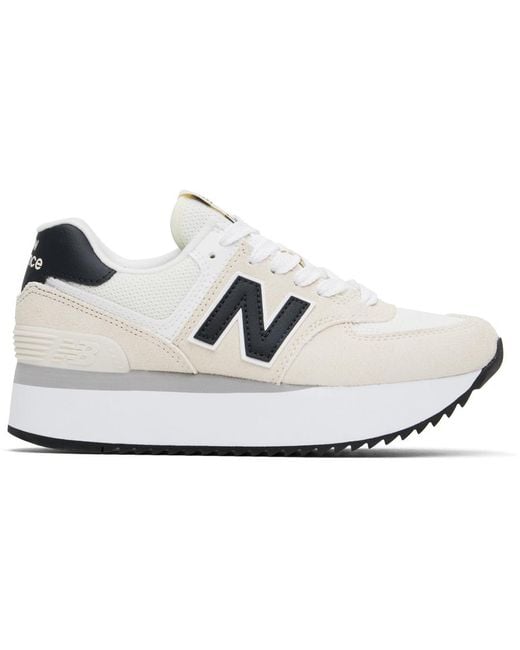 New Balance Black 574+ Sneakers