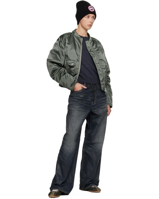 Canada Goose Black Jade Down Bomber Jacket