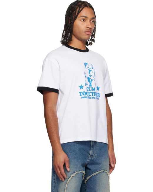 Carne Bollente 'Make This One Count' T-Shirt in White for Men | Lyst
