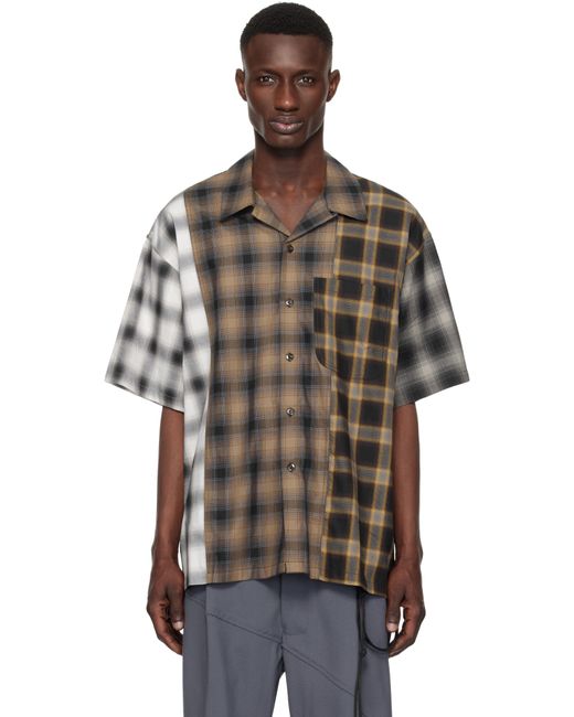 Song For The Mute Black Button Up Gym Shirt for men