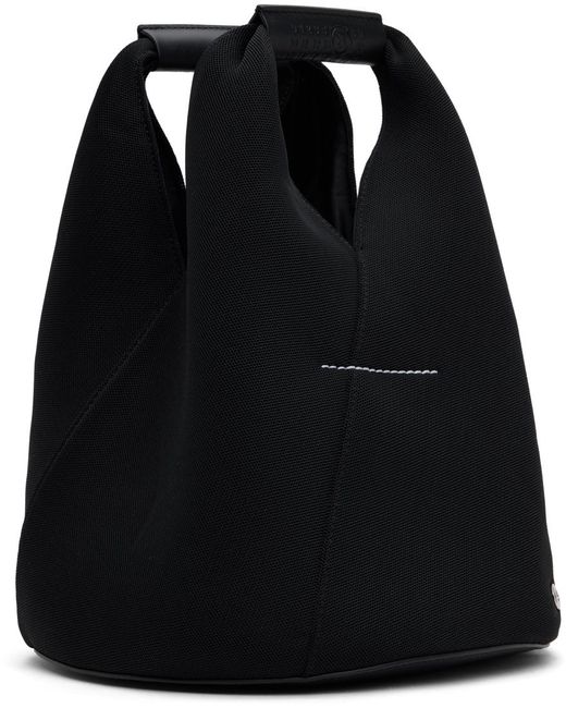 Cabas de style sac seau noir à panneaux triangulaires MM6 by Maison Martin Margiela pour homme en coloris Black