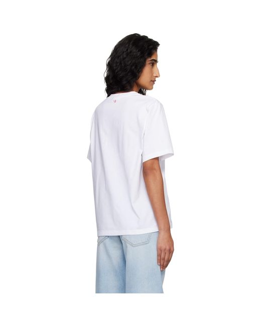 Victoria Beckham White 'My Dad Had A Rolls-Royce' T-Shirt