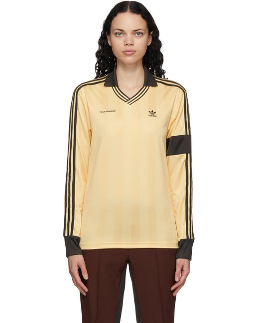 Wales Bonner Adidas Originals Edition Football ロング スリーブ ポロシャツ Natural