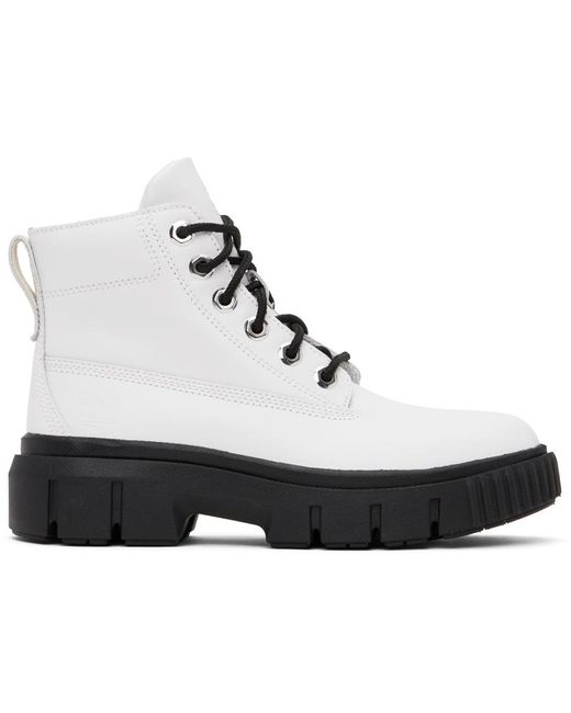 Timberland Black White Greyfield Boots
