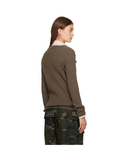 ANDERSSON BELL Black Hand Stitched Basic Cardigan