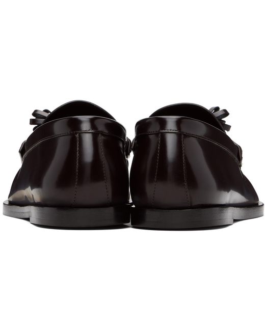 The Row Black Loafers