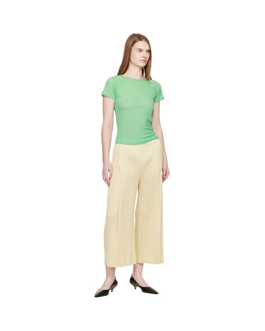 Pleats Please Issey Miyake Natural Monthly Colors December Trousers