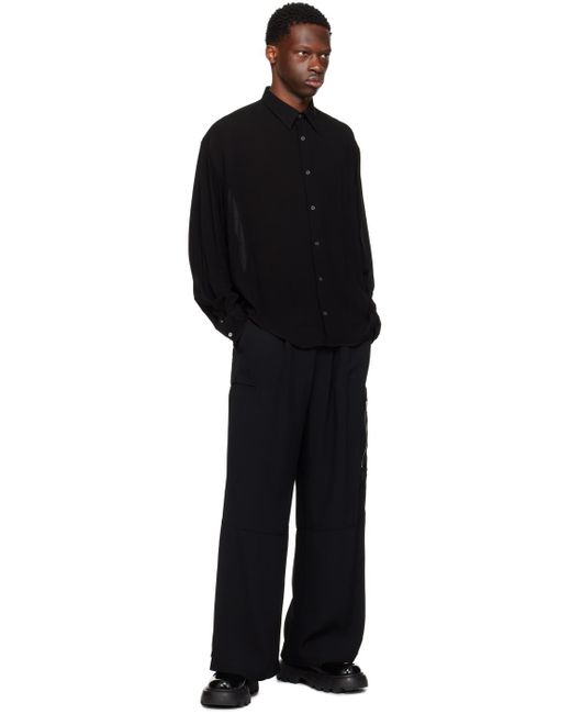 Chemise droite noire AMI pour homme en coloris Black