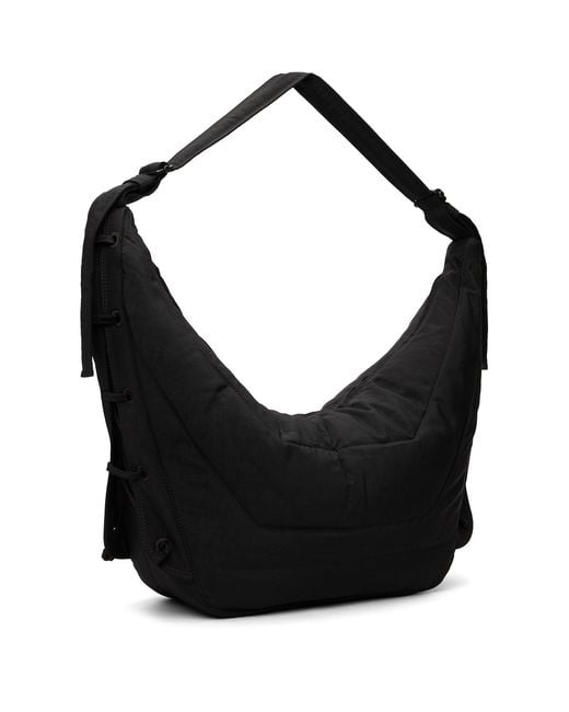 Lemaire Black Large Soft Game Bag for men