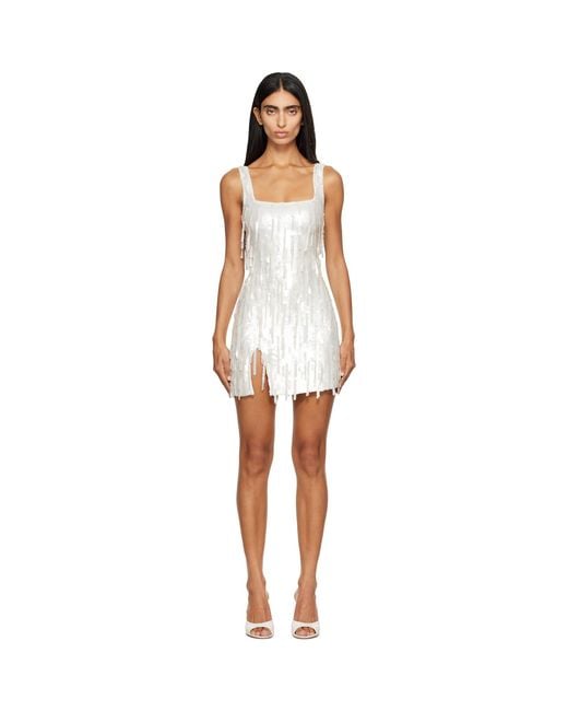 Staud White 'Le Sable' Minidress