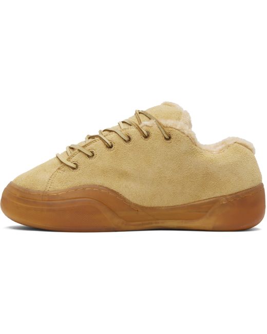 ERL Black Tan Vamp Skate Sneakers
