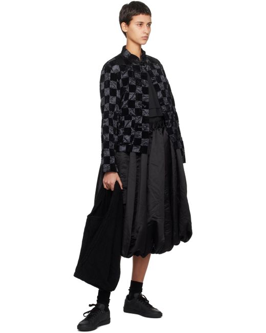 COMME DES GARÇON BLACK Black Comme Des Garçons Wool Tweed Tote